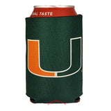 Miami Hurricanes 2 Sided Can Holder