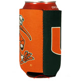 Miami Hurricanes 2 Sided Can Holder