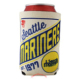 Seattle Mariners Vintage Design 2 Sided Can Holder
