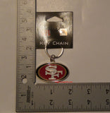 San Francisco 49ers Chrome Logo Cut Keychain 2
