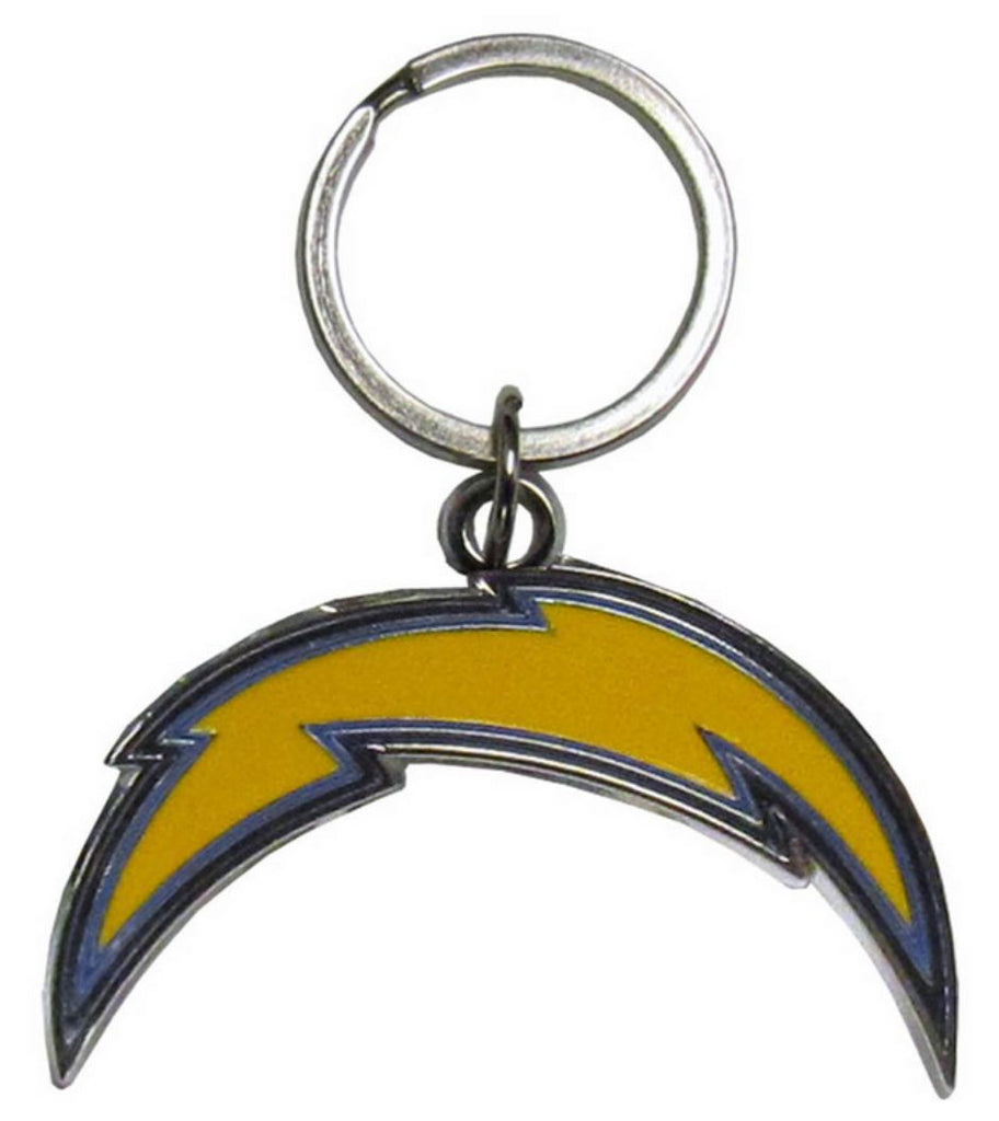 Los Angeles Chargers Chrome Logo Cut Keychain