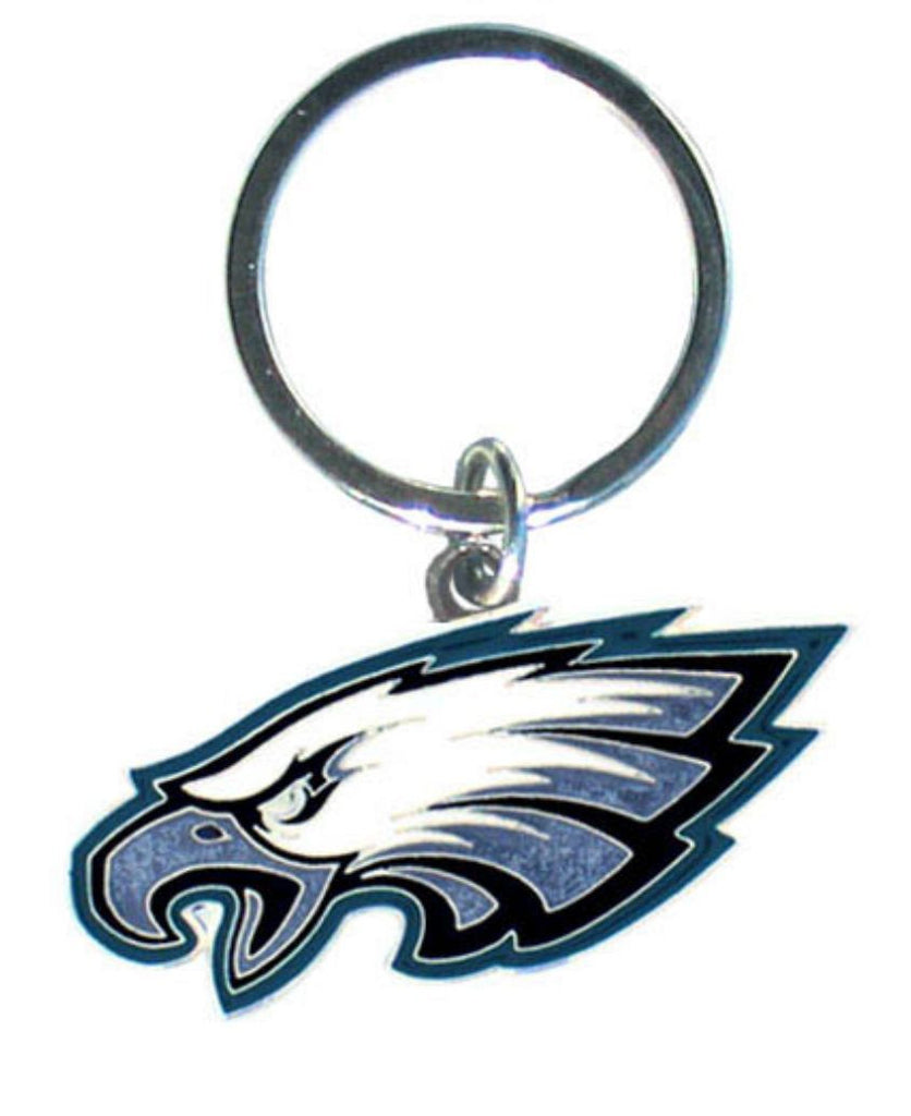 Philadelphia Eagles Chrome Logo Cut Keychain