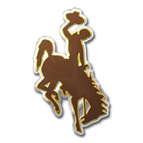 Wyoming Cowboys Die Cut Color Auto Emblem