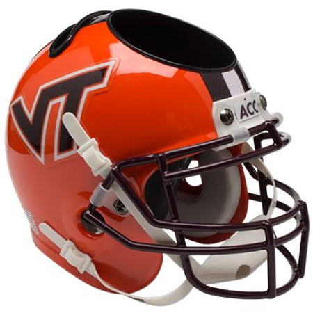 Virginia Tech Hokies Schutt Mini Helmet Desk Caddy - Alternate 4