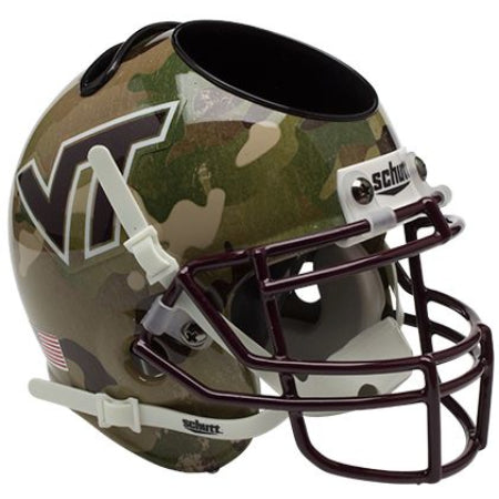 Virginia Tech Hokies Schutt Mini Helmet Desk Caddy - Alternate 5