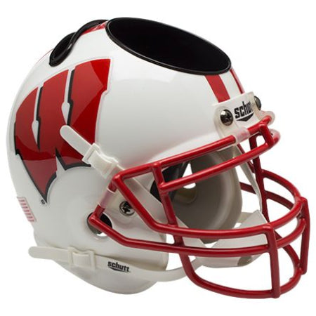 Wisconsin Badgers Schutt Mini Helmet Desk Caddy