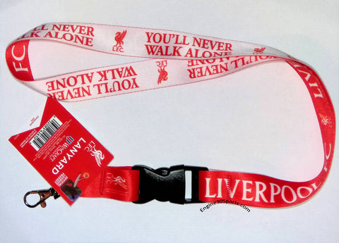 Liverpool FC 22" Lanyard with Detachable Buckle
