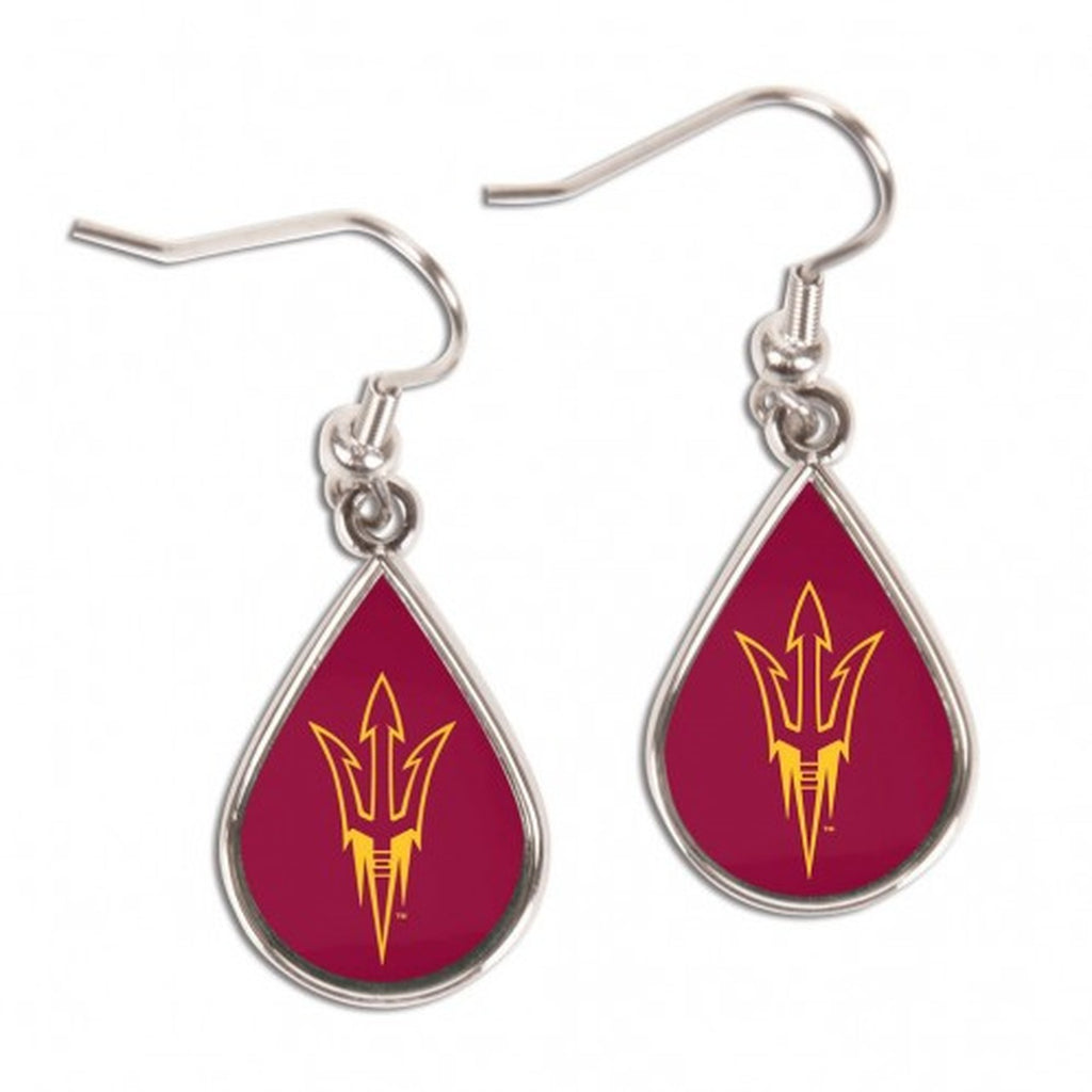 Arizona State Sun Devils Tear Drop Earrings