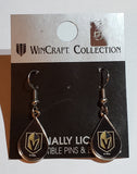 Vegas Golden Knights Tear Drop Earrings