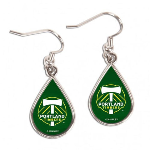 Portland Timbers Tear Drop Earrings
