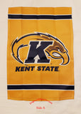 Kent State Golden Flashes 2 Sided Garden Flag
