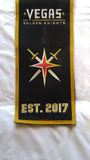 Vegas Golden Knights 8"x32" Wool Heritage Banner