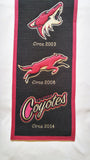 Arizona Coyotes 8"x32" Wool Heritage Banner