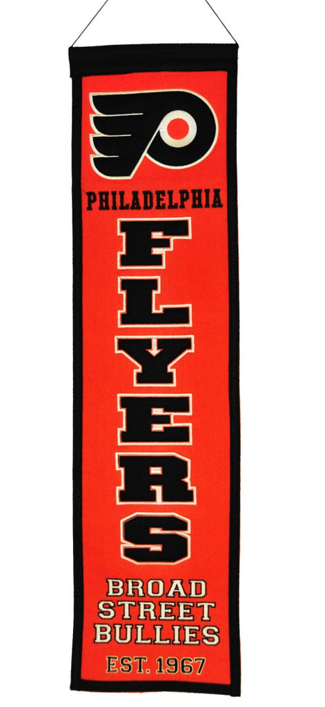 Philadelphia Flyers 8"x32" Wool Heritage Banner