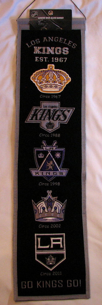 Los Angeles Kings 8"x32" Wool Heritage Banner