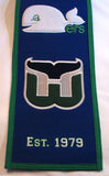 Hartford Whalers 8"x32" Wool Heritage Banner