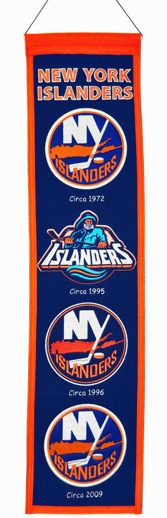 New York Islanders 8"x32" Wool Heritage Banner