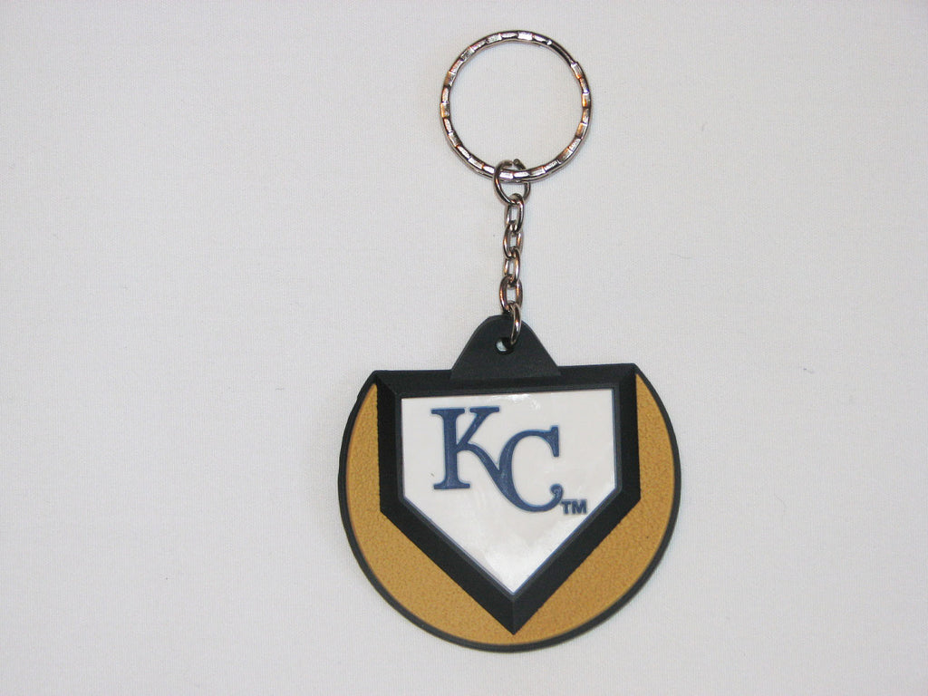 Kansas City Royals Home Plate Style Keychain