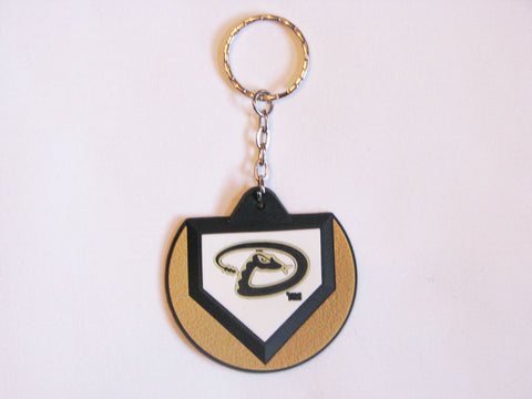 Arizona Diamondbacks Home Plate Style Keychain