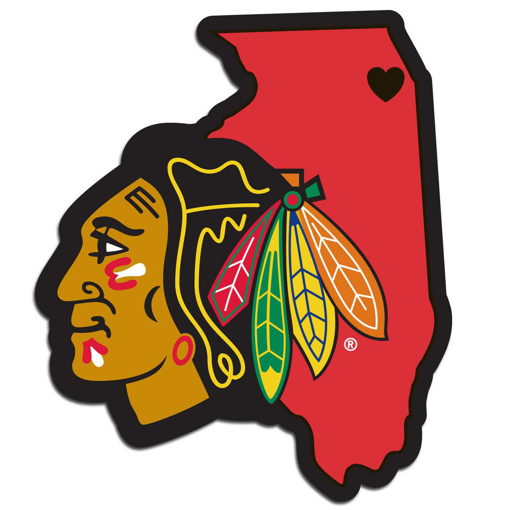 Chicago Blackhawks Home State Pride Decal