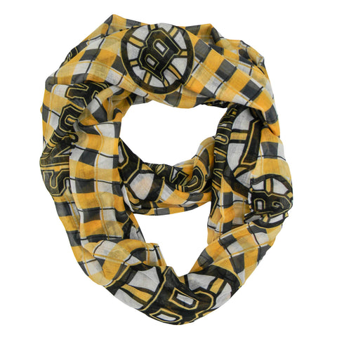 Boston Bruins Infinity Scarf - Plaid