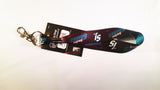 San Jose Sharks Wristlet Lanyard Key Strap