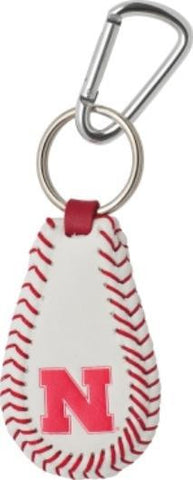 Nebraska Cornhuskers Classic Baseball Keychain