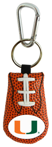 Miami Hurricanes Classic Football Keychain