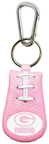 Green Bay Packers Pink Keychain