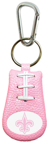 New Orleans Saints Pink Keychain