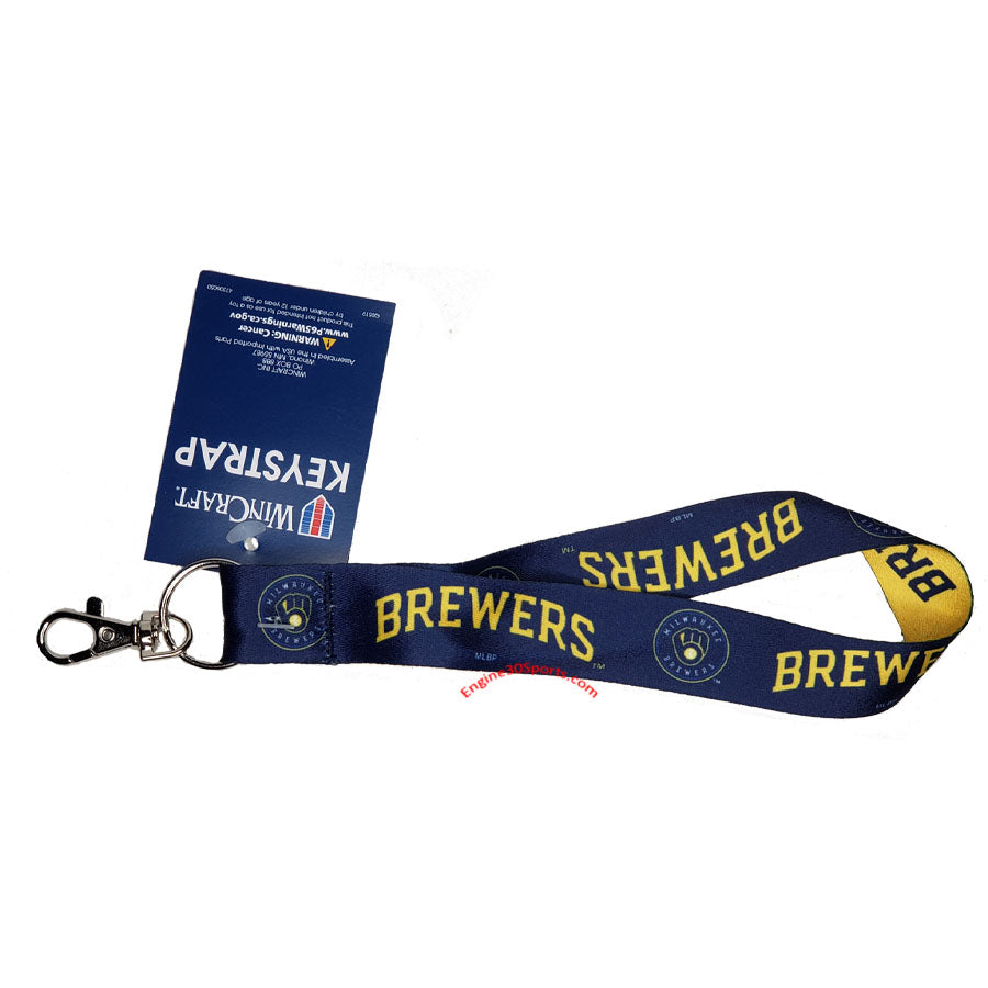 Milwaukee Brewers Wristlet Lanyard Key Strap