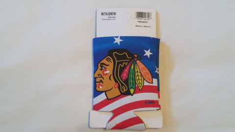 Chicago Blackhawks Stars & Stripes Can Holder