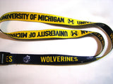 Michigan Wolverines 22" College Vault Lanyand 2