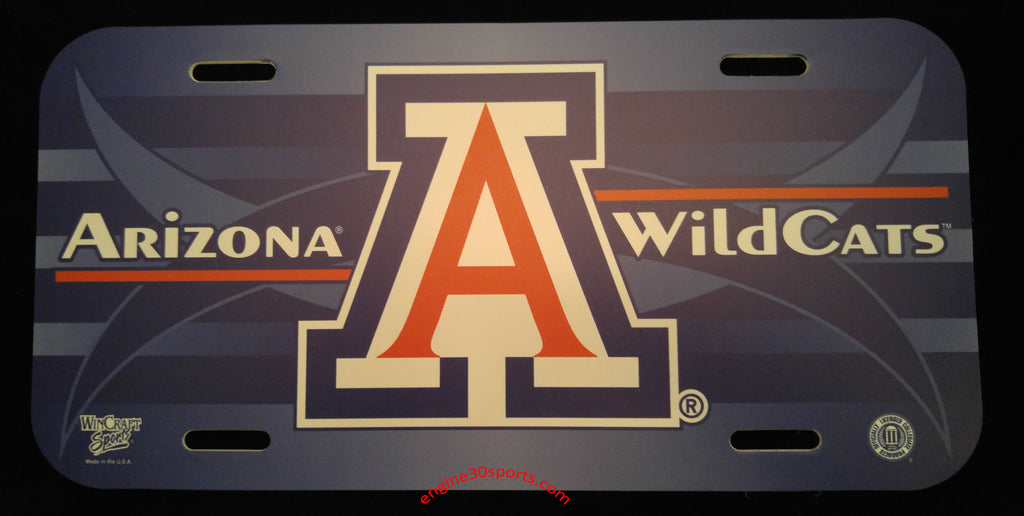 Arizona Wildcats Plastic License Plate