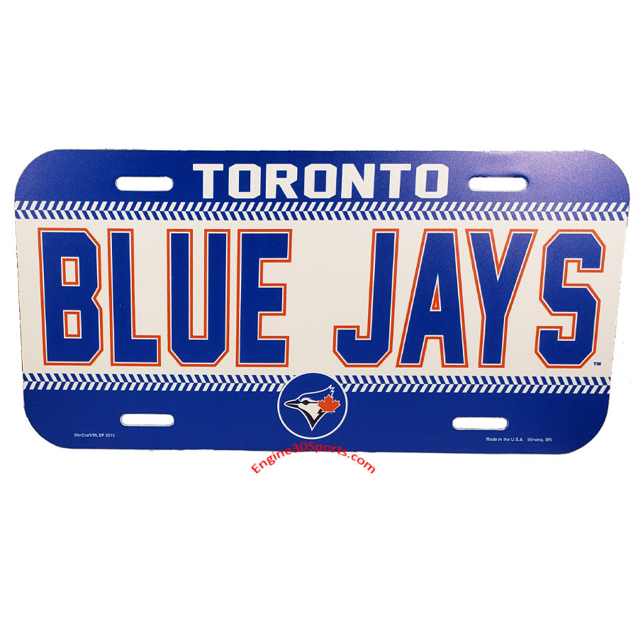 Toronto Blue Jays Plastic License Plate