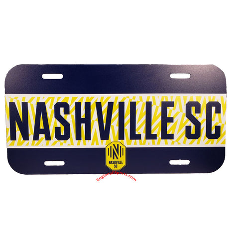 Nashville SC Plastic License Plate