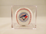 Toronto Blue Jays Logo Baseball In UV Protected Ball Holder