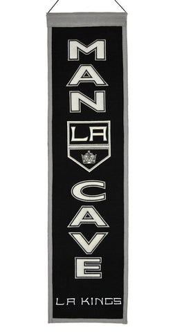 Los Angeles Kings 8"x32" Wool Man Cave Banner