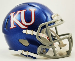 Kansas Jayhawks Riddell Speed Mini Helmet - KU Logo