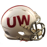 Wisconsin Badgers Riddell Speed Mini Helmet - UW Throwback