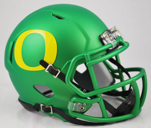 Oregon Ducks Riddell Speed Mini Helmet - Apple Green Alternate