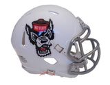 North Carolina State Wolfpack Riddell Speed Mini Helmet - 2018 Ice Wolf