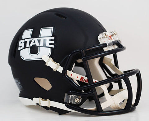 Utah State Aggies Riddell Speed Mini Helmet - Matte Navy