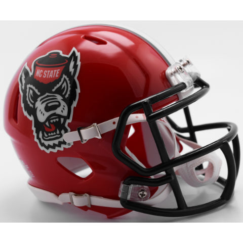 North Carolina State Wolfpack Riddell Speed Mini Helmet - Red Tuffy