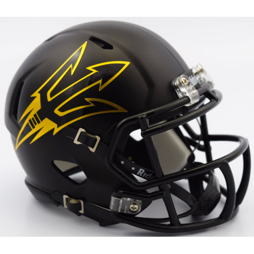 Arizona State Sun Devils Riddell Speed Mini Helmet - Satin Black