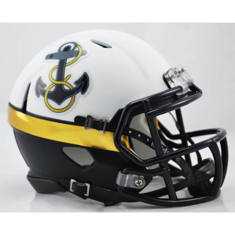 Navy Midshipmen Riddell Speed Mini Helmet - 2012 Alternate