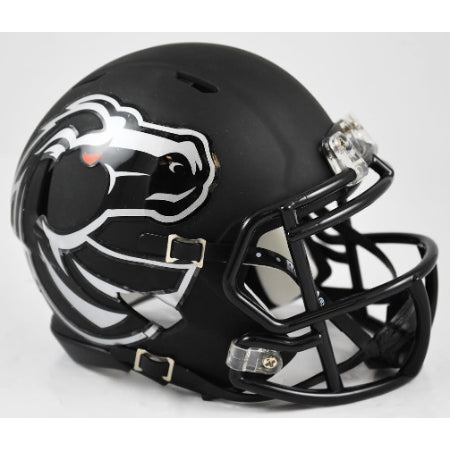 Boise State Broncos Matte Black Riddell Speed Mini Helmet – Engine30Sports