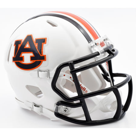 Auburn Tigers Riddell Speed Mini Helmet - Chrome Decal