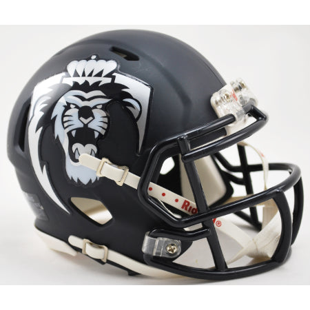 Old Dominion Monarchs Riddell Speed Mini Helmet - Matte Navy with Lion