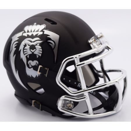 Old Dominion Monarchs Riddell Speed Mini Helmet - Matte Black Alternate